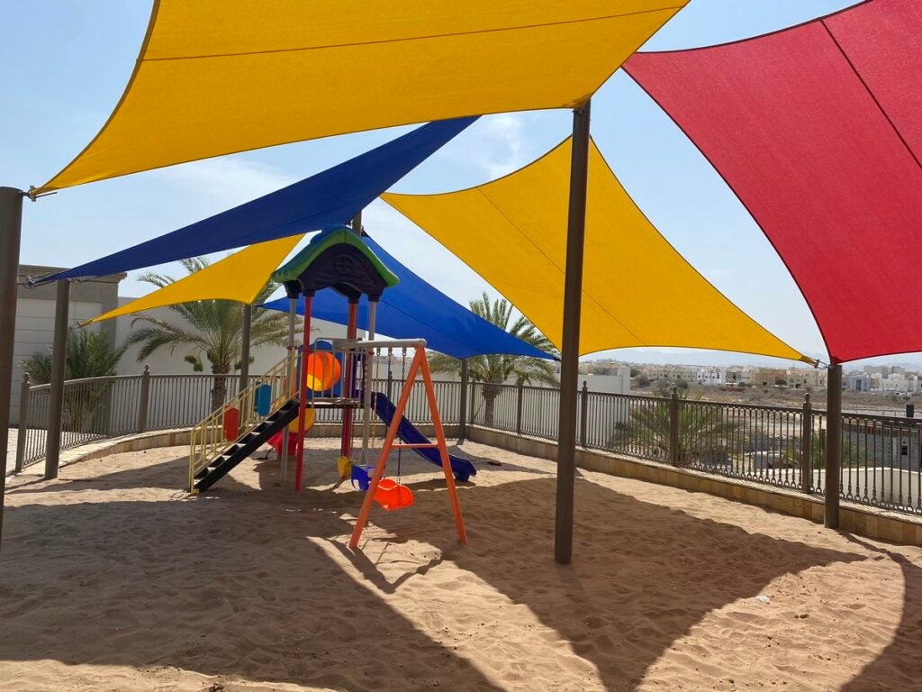 خطوات تركيب المظلات والسواتر