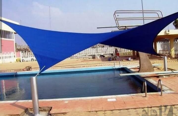 مظلات مسابح شد انشائي في جدة