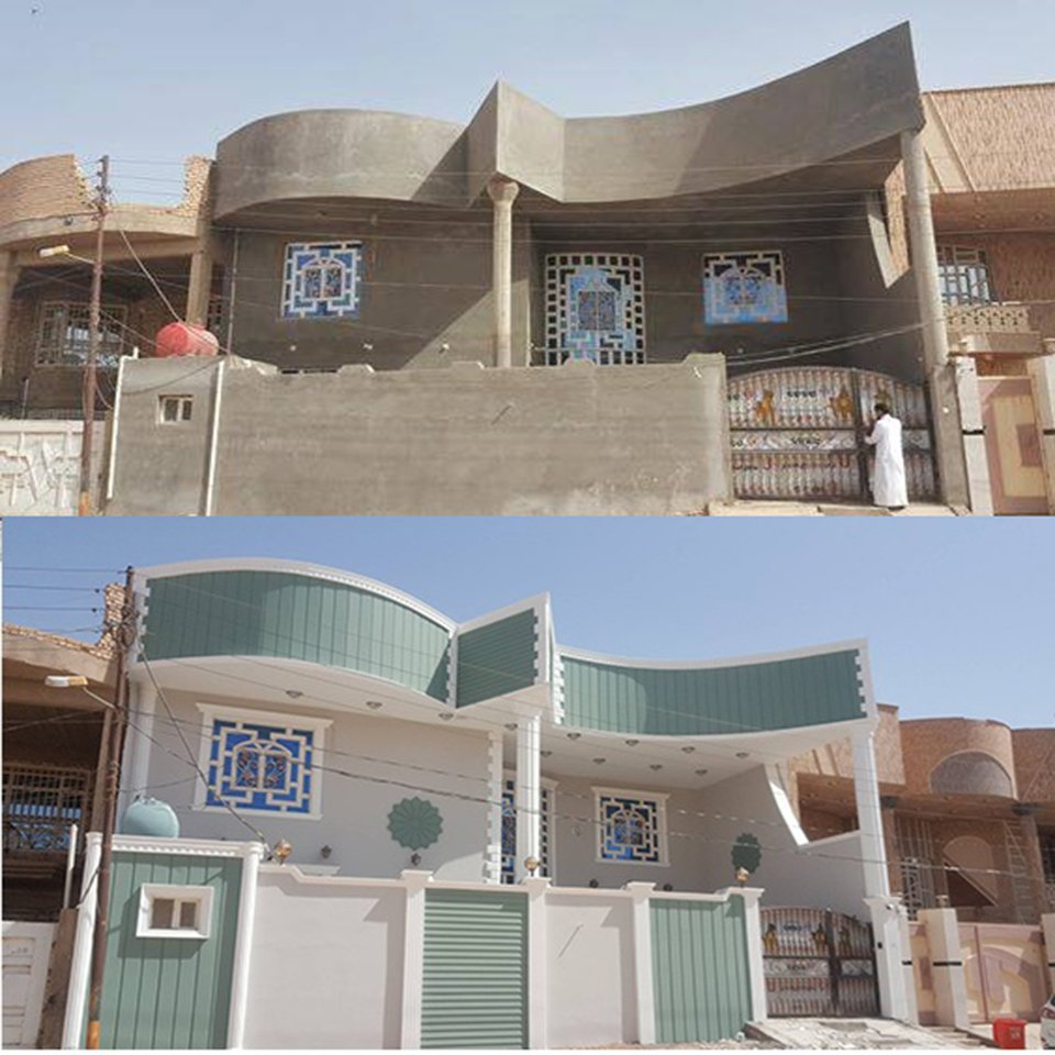 خطوات تنفيذ مشروع ترميم الفيلا